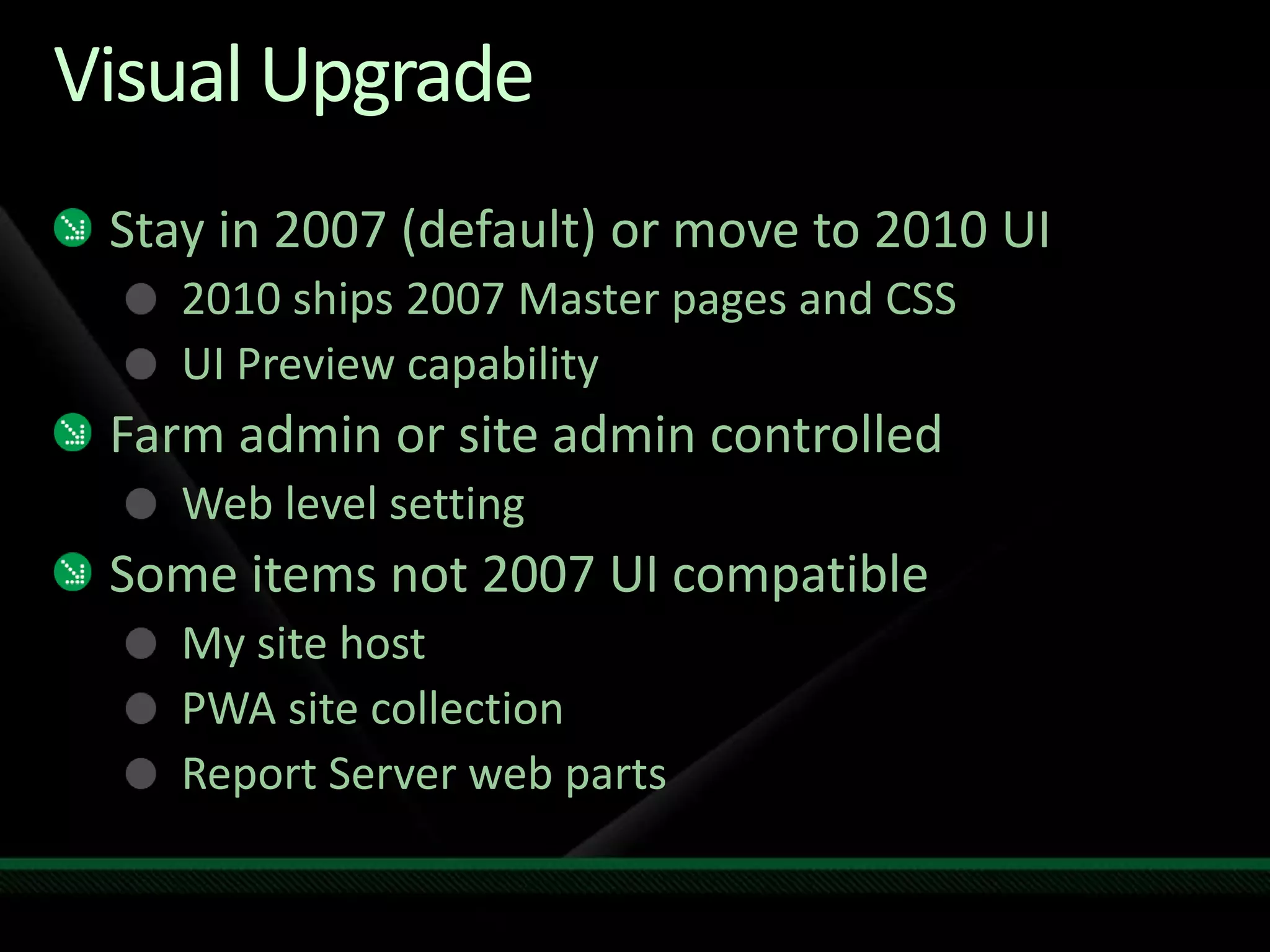 Upgrade Cycle: Implement