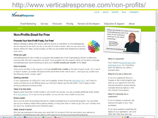 http://www.verticalresponse.com/non-profits/
 