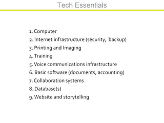 Tech Essentials
 