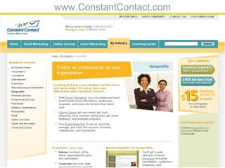 www.ConstantContact.com
 