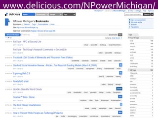 www.delicious.com/NPowerMichigan/ 