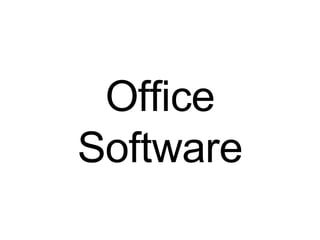 Office Software 