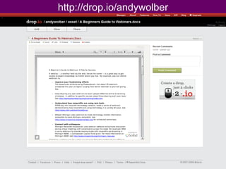 http://drop.io/andywolber 