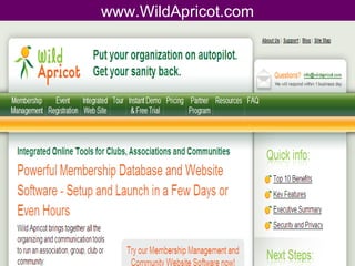 www.WildApricot.com 