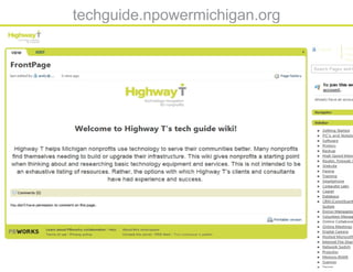 Tech essentials webinar october 2010