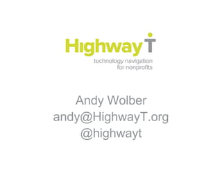 Tech essentials webinar october 2010