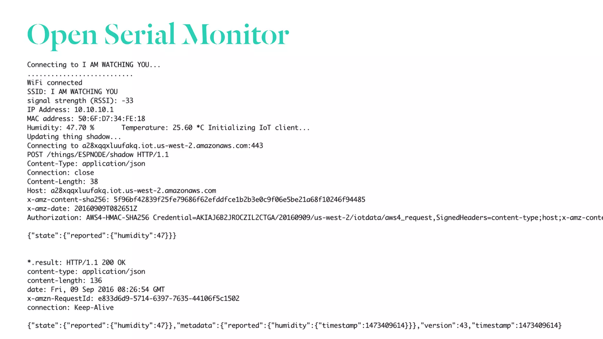 Open Serial Monitor
21
 