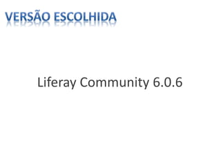 Liferay Community 6.0.6
 