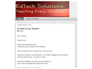 Tech for all learners
