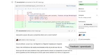 Feedback / aprendizado
 