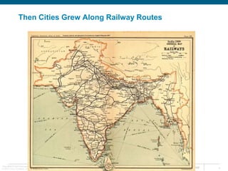 Then Cities Grew Along Railway Routes