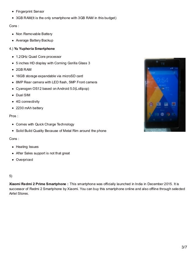 top 10 best android phones below 7000 rs april 2016