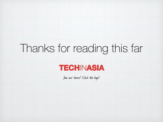 Thanks for reading this far
Join our team! (click the logo)
 