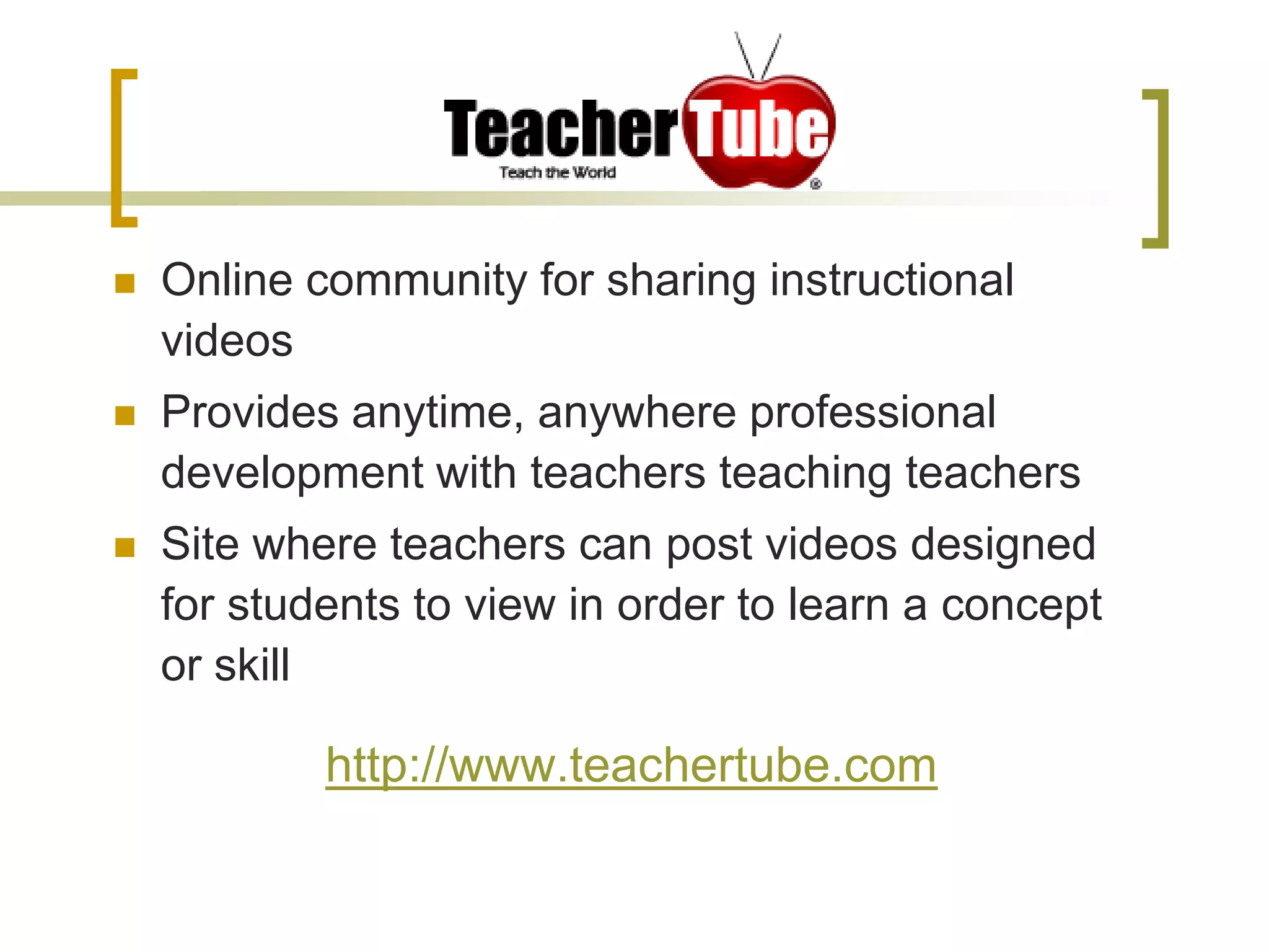 Technology in the Classroom: It's More Than Just Word & Powerpoint