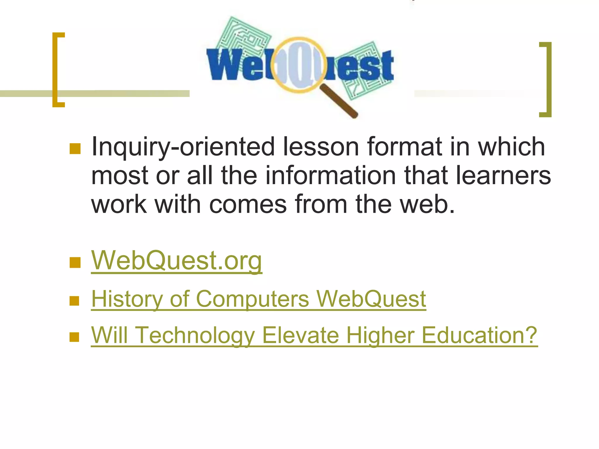 Technology in the Classroom: It's More Than Just Word & Powerpoint