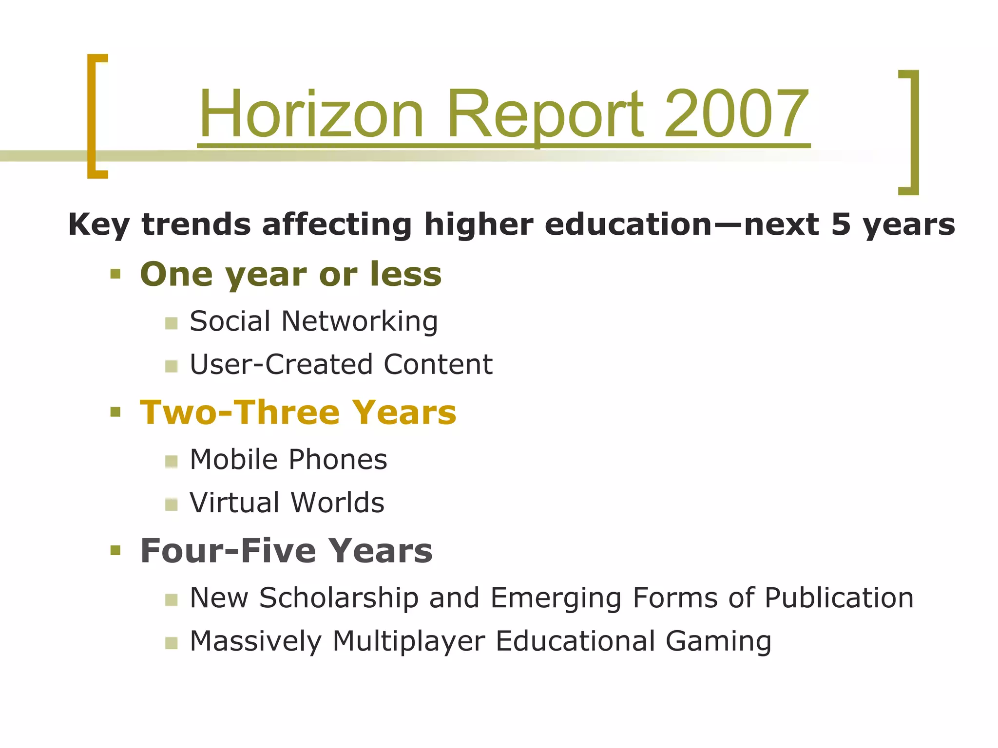 Technology in the Classroom: It's More Than Just Word & Powerpoint