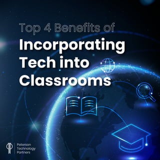 Incorporating
Tech into
Classrooms
 