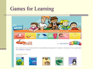 Games for Learning 