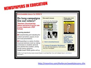 http://nieonline.com/theforum/weeklylessons.cfm
 