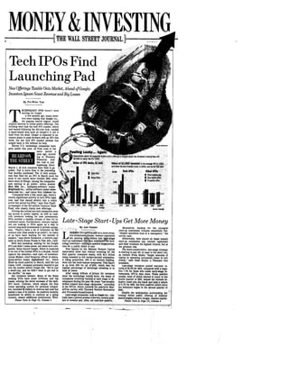 Tech IPOs Find Launching Pad