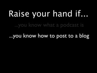 Tech is IT Day 2009 - Keynote File