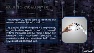 Techknowledgy 2.0 hiring drive by Talent Titan | PPTX