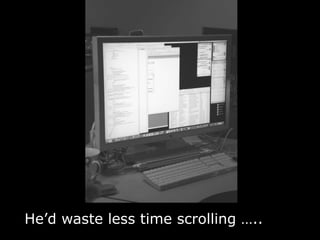 I need a magnifying glass to see read this on the screen!Why can’t this spreadsheet fit on the screen!