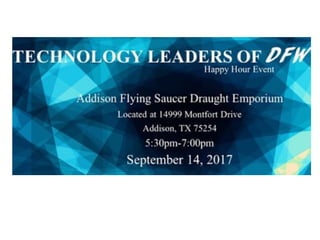 Technology Leaders of DFW happy hour