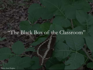 “The Black Box of the Classroom”
Photo: Joan Hughes
 