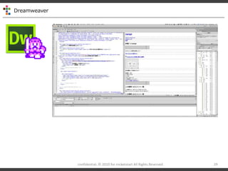 Dreamweaver
confidential- ? 2010 for rocketstart All Rights Reserved 29
 