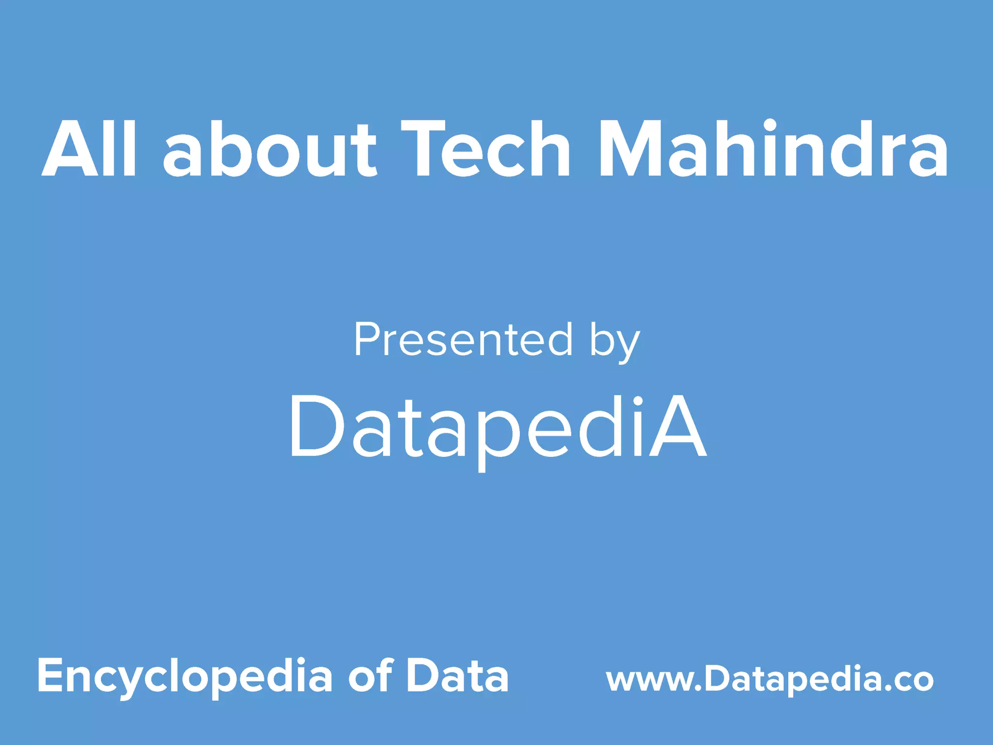 Tech Mahindra Company Details