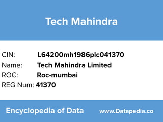 Tech Mahindra Company Details