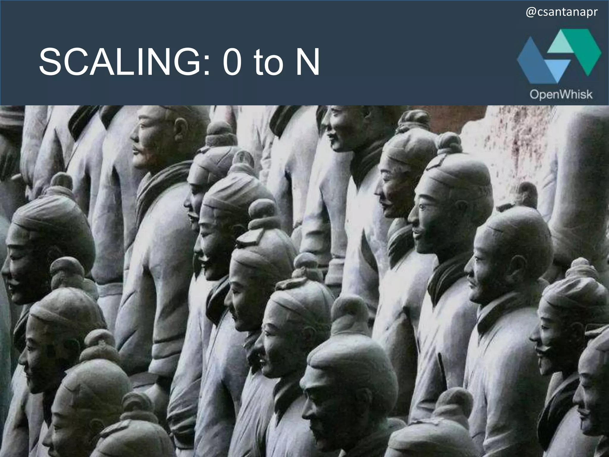 @csantanapr
SCALING: 0 to N
 