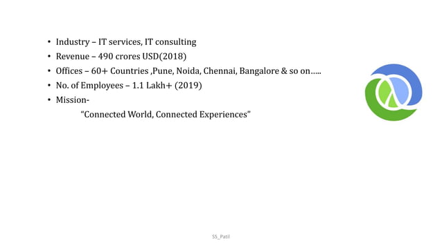Tech Mahindra Company PPT tech-mahindra-company-ppt