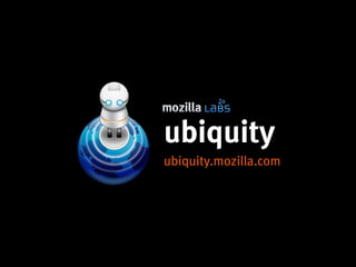 Mashup the Browser with Ubiquity and Jetpack Slide 49