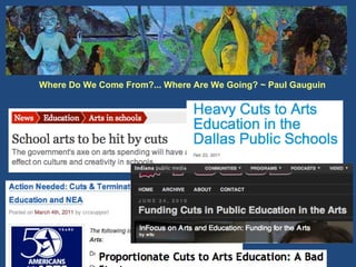 Where Do We Come From?... Where Are We Going? ~ Paul Gauguin Paul Gauguin 