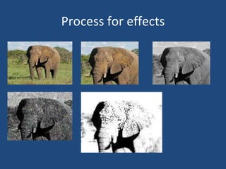Process for effects 