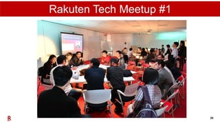 20
Rakuten Tech Meetup #1
 