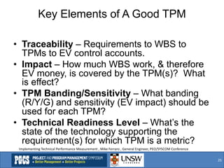 Technical Performance Measures | PDF