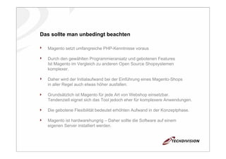 Vortrag über Magento auf der InternetWorld 2008