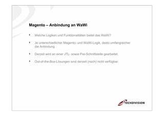 Vortrag über Magento auf der InternetWorld 2008