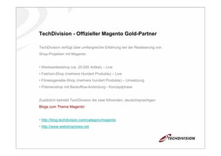 Vortrag über Magento auf der InternetWorld 2008