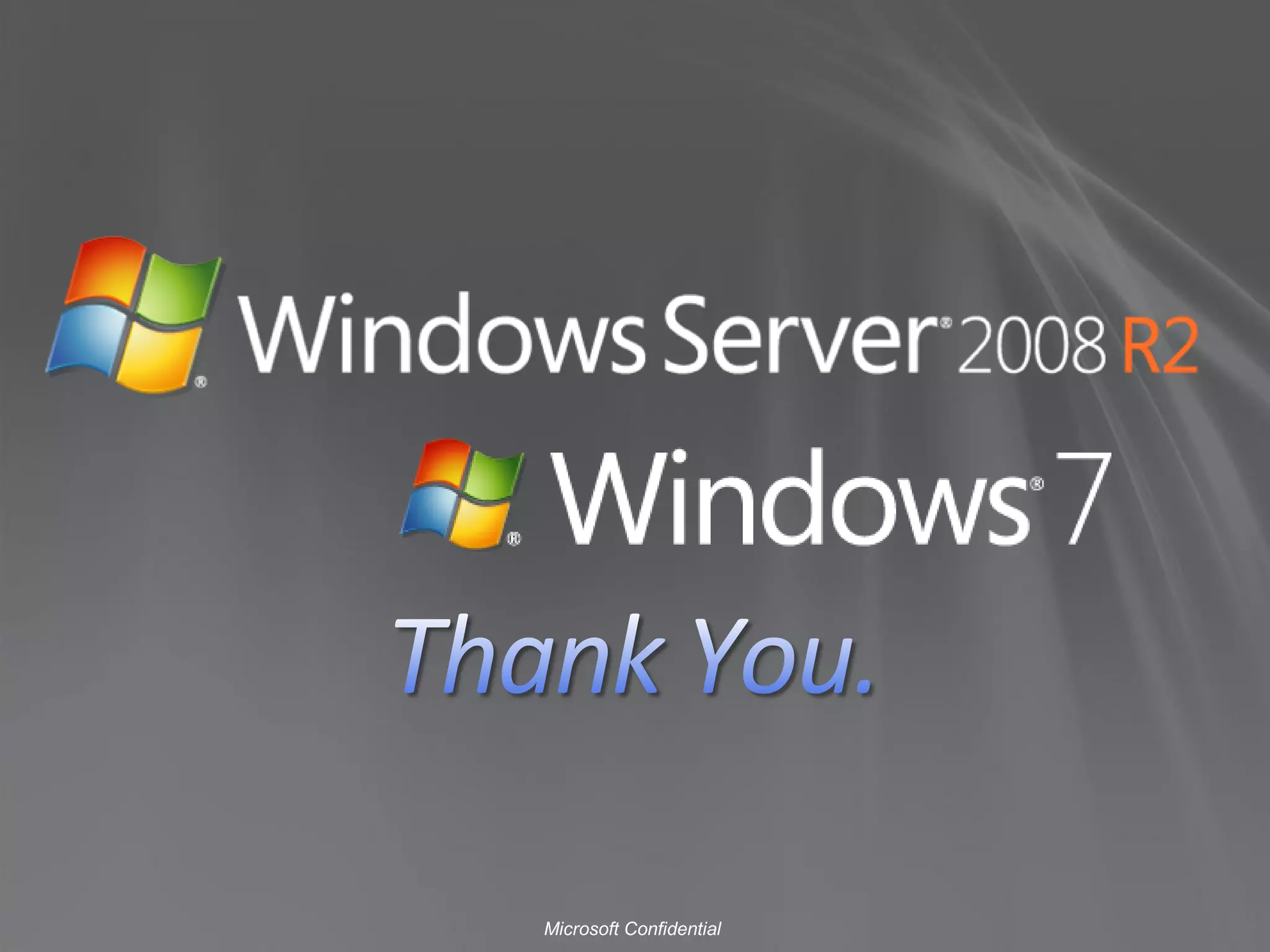 Microsoft Confidential
 