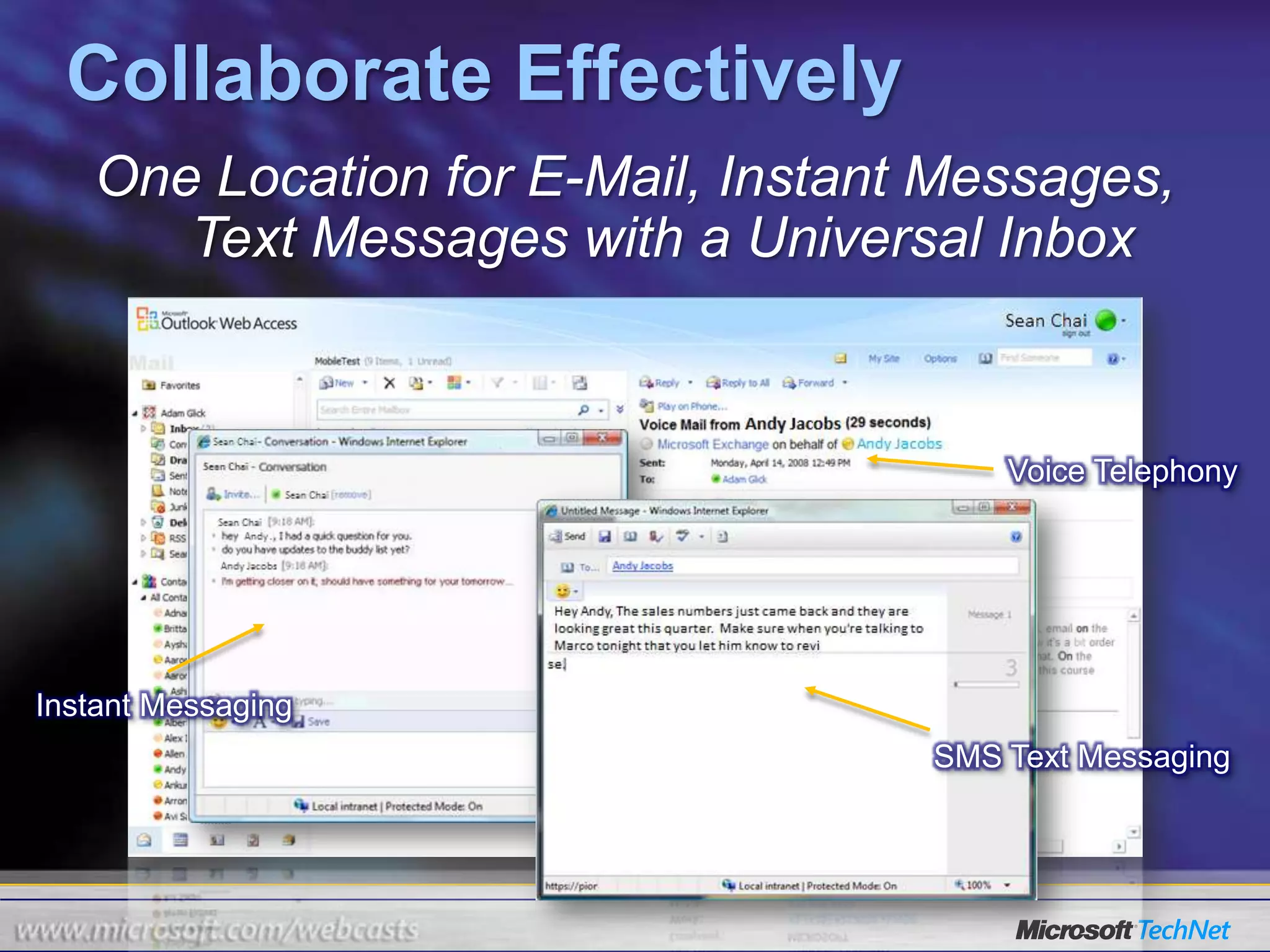 E-mail ArchivingApply Granular Per Message and Per Folder Policies as well as Legal HoldPolicy Drop Down in RibbonMessage expiration time in view