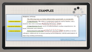 Understanding Technical and Operational Definitions in English 10 | PDF