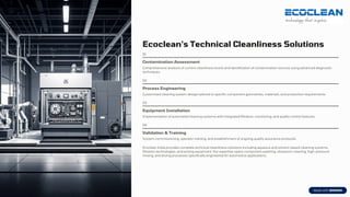 Technical Cleanliness Standards in Automotive Manufacturing for India | PDF