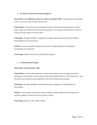 Technical Compentency Document