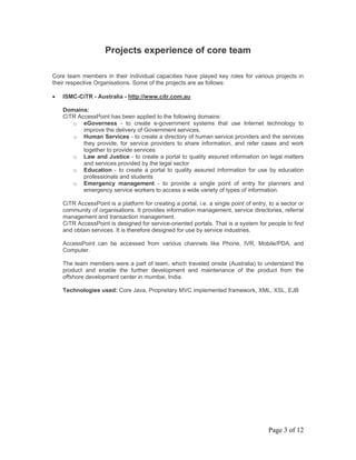 Technical Compentency Document