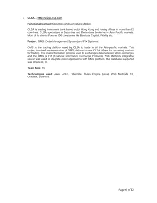 Technical Compentency Document