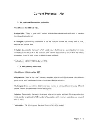 Technical Compentency Document